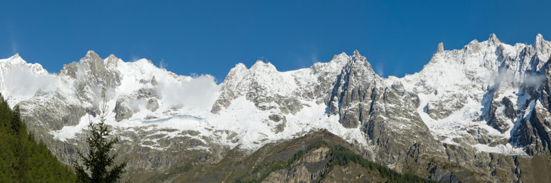 Catena del Monte Bianco -  Panoramica