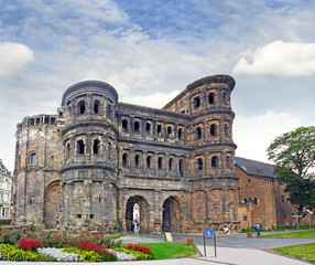 The Porta Nigra (Black Gate) in Trier, Germany, UNESCO WH