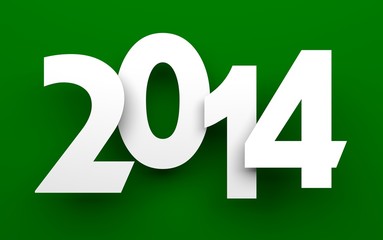 New Year 2014 card