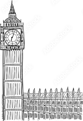 Big Ben Drawing Easy