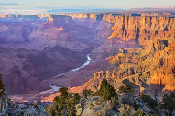 Foto op Plexiglas Majestueus uitzicht op de Grand Canyon bij Dusk © Josemaria Toscano