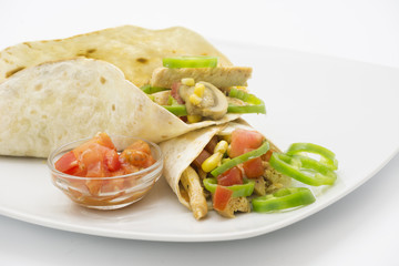 Fajitas, Mexican food