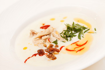 cream soup with chicken