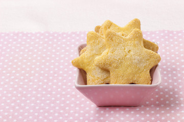 Cookies in star shape