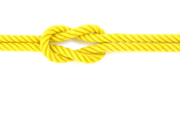 nylon ropes isolated on white background