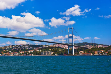 Fototapeta premium Bosphorus bridge in Istanbul Turkey