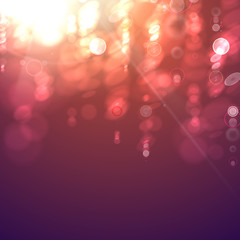 Bokeh light vintage background.