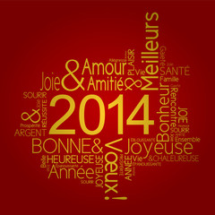 Carte de vœux 2014 joyeuse