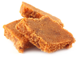 Barfi made from peanut and coconut