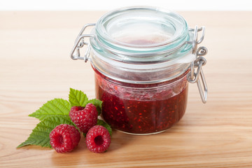 Homemade berry jam