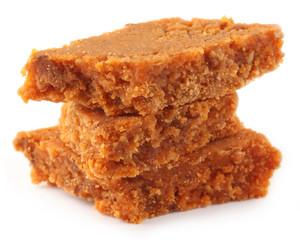 Barfi made from peanut and coconut