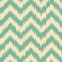 Cercles muraux Zigzag Modèle sans couture de tissu à chevrons. Illustration vectorielle.