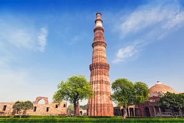 Foto auf Acrylglas Asiatische Orte Qutb Minar