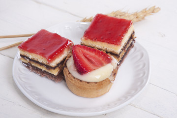 cakes isolated