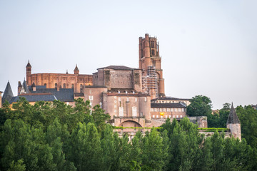 Fototapeta na wymiar Albi (Francja), katedra