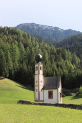 St Magdalena Village at Dolomites Alps, Italy