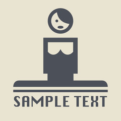 Avatar, different situations icon or sign, vector