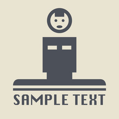 Avatar, different situations icon or sign, vector