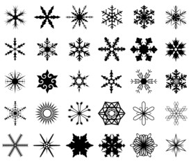 Isolated Snowflakes