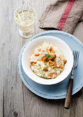 Risotto with mushrooms