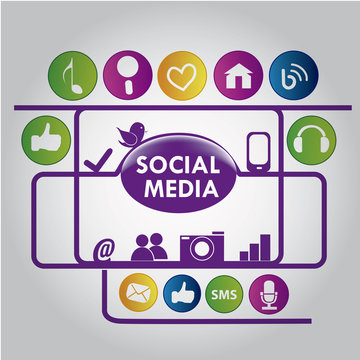 Purple Social Media