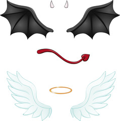 Obraz premium Halloween Kostüme Set