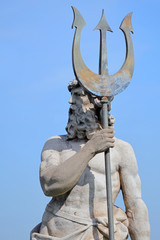 Escultura de Neptuno. Parque de la España Industrial. Barcelona