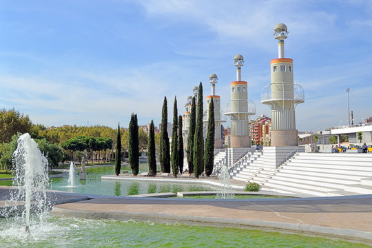 Parque de la Espa&ntilde;a Industrial. Sants. Barcelona