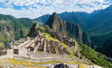 Machu Pichu Panorama - obrazy, fototapety, plakaty