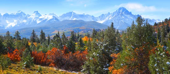 Foto op Canvas Panoramic view of Rocky mountains © SNEHIT PHOTO