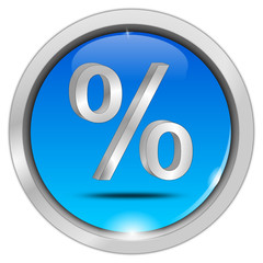 Button mit Prozent Symbol