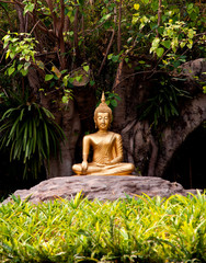 buddha statue in thai temple