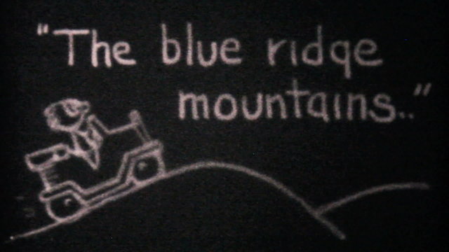 Driving Through The Blue Ridge Mountains-1940 Vintage 8mm film