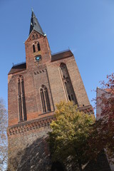 Fototapeta premium Pfarrkirche St. Marien in Friedland