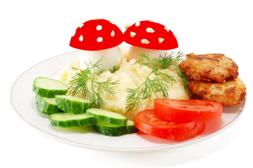 mashed potatoes