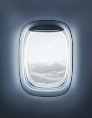 Obraz premium okno samolotu