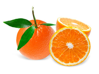 orange isolated on white background