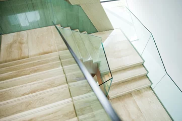 Printed kitchen splashbacks Stairs marble stairs