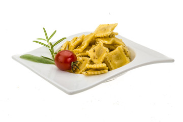 Ravioli with herbs