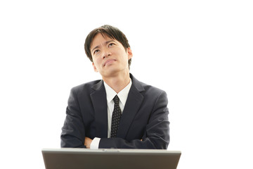 疲れたビジネスマン