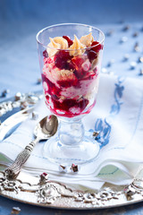 Eton Mess with cranberry