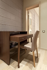 Interior of designer bedroom