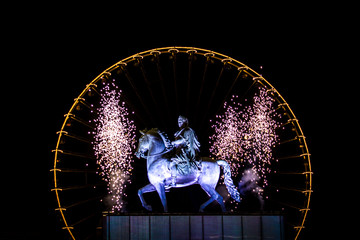 Fête des Lumières le 8 décembre à Lyon © Gerald Villena