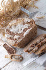 .Even baked bread