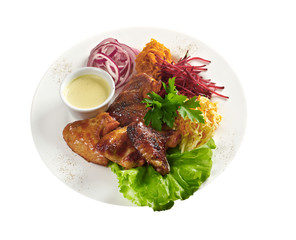 Grilled chicken wings