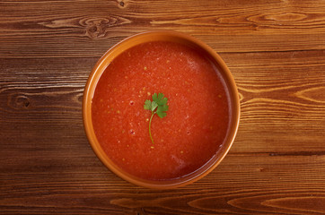 delicious cold Gazpacho soup