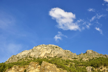 Sierra de Cazorla from the village