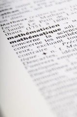 Dictionary at the word mathematiques