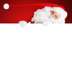 Weihnachtsmann in schönem rot