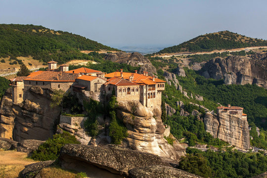 Monastery at Meteora in Trikala region, Greece.